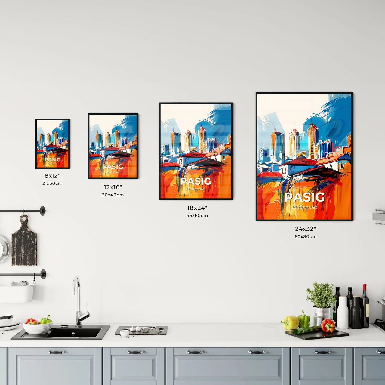 Vibrant Pasig, Philippines Kitchen Art