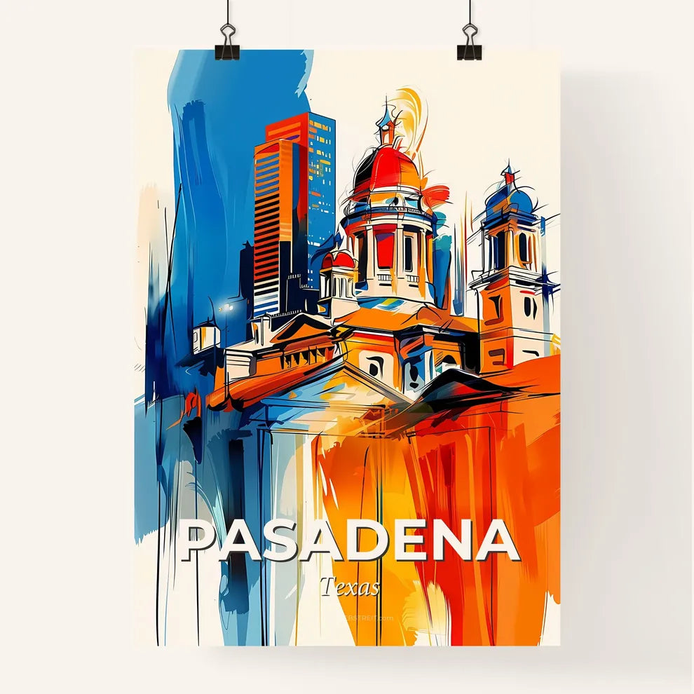 Vibrant Pasadena, Texas Poster