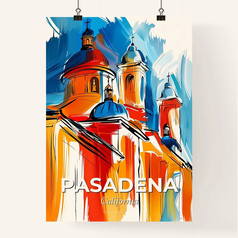 Vibrant Pasadena, California Poster