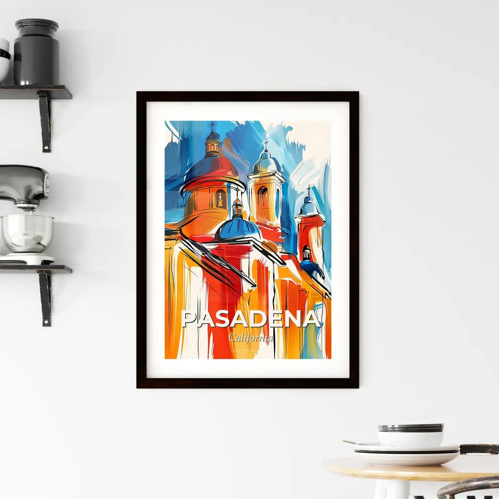 Vibrant Pasadena, California Framed Print