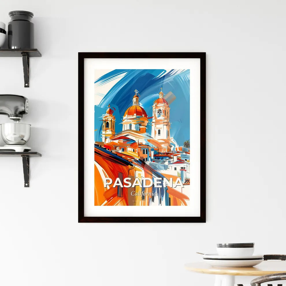 Vibrant Pasadena, California Framed Print