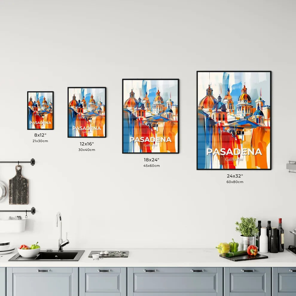 Vibrant Pasadena, California Kitchen Art