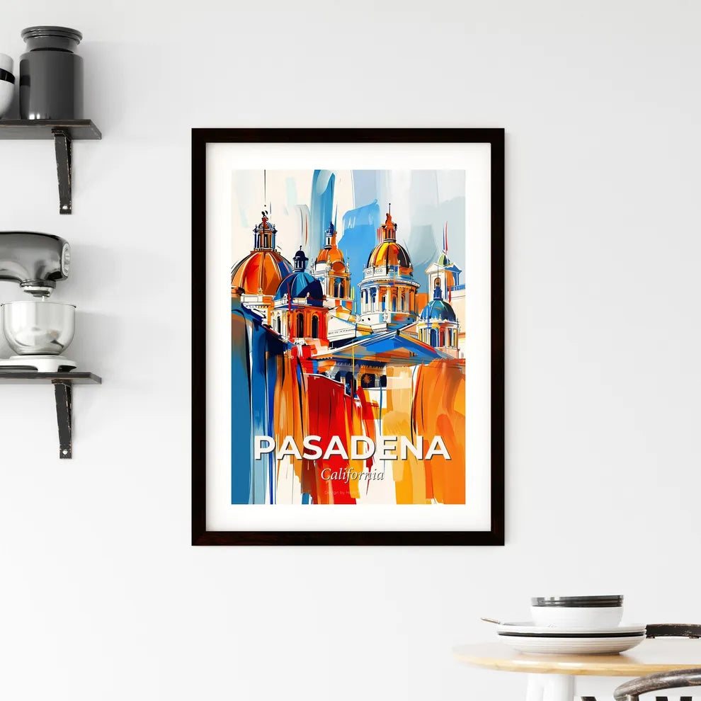 Vibrant Pasadena, California Framed Print