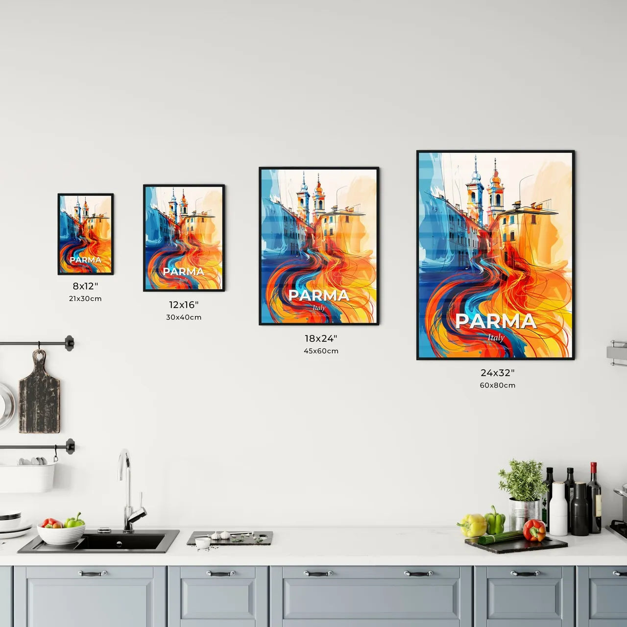 Vibrant Parma , Italy Kitchen Art