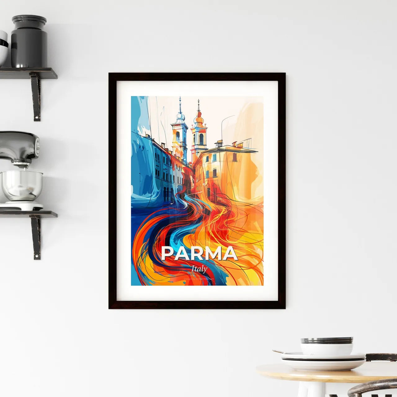 Vibrant Parma , Italy Framed Print