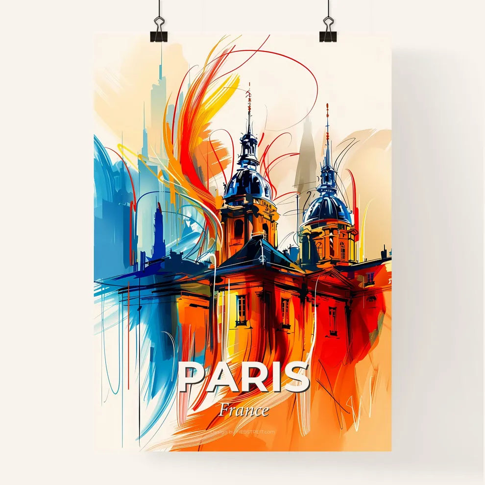 Vibrant Paris, France Poster