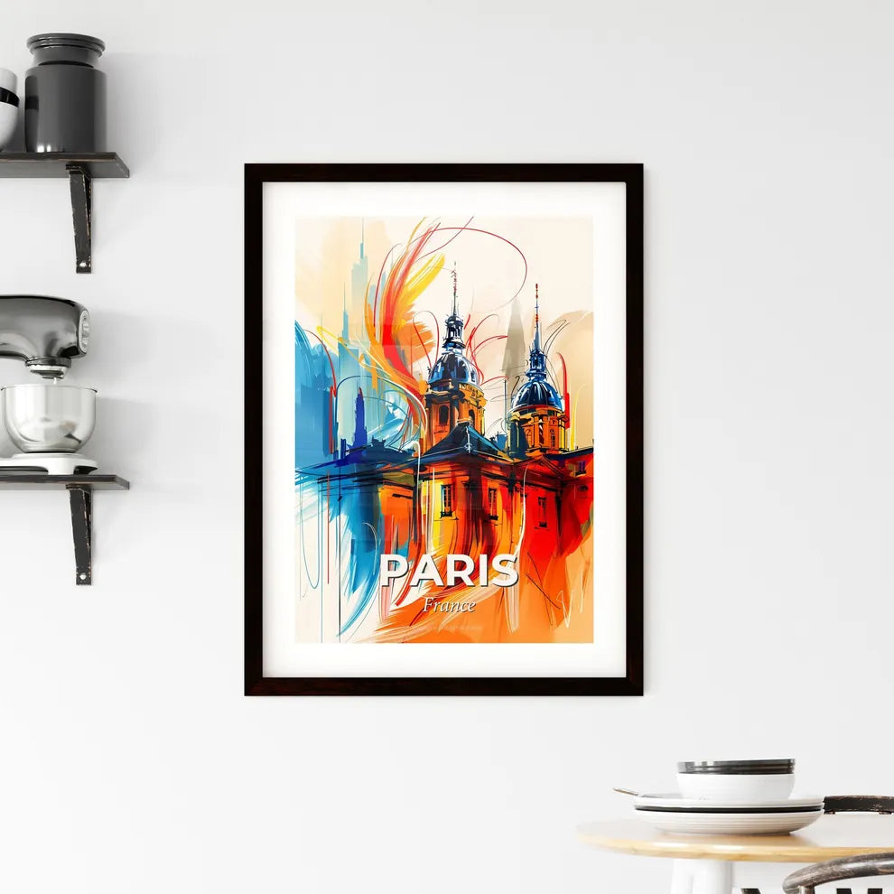 Vibrant Paris, France Framed Print