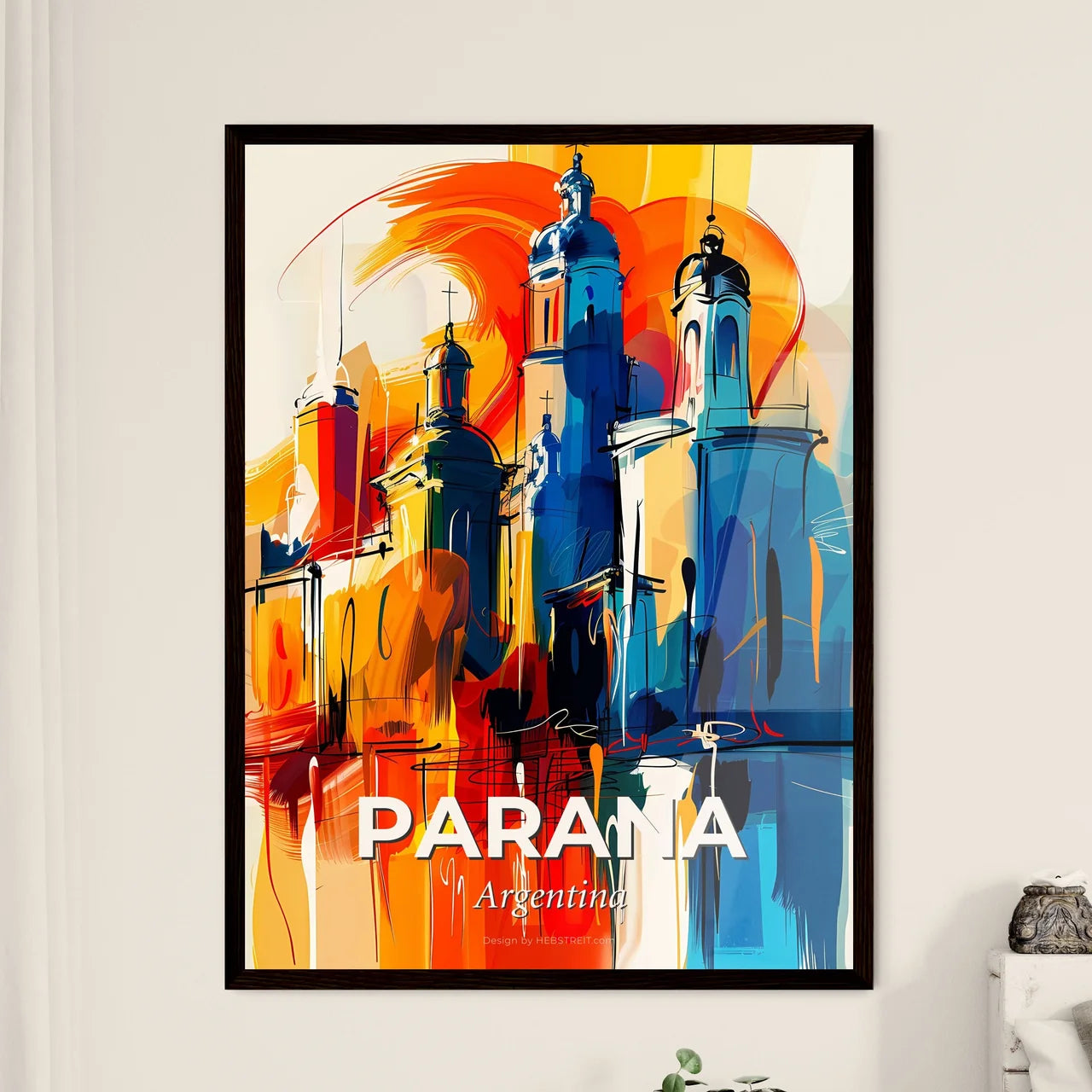 Vibrant Parana, Argentina Art Print