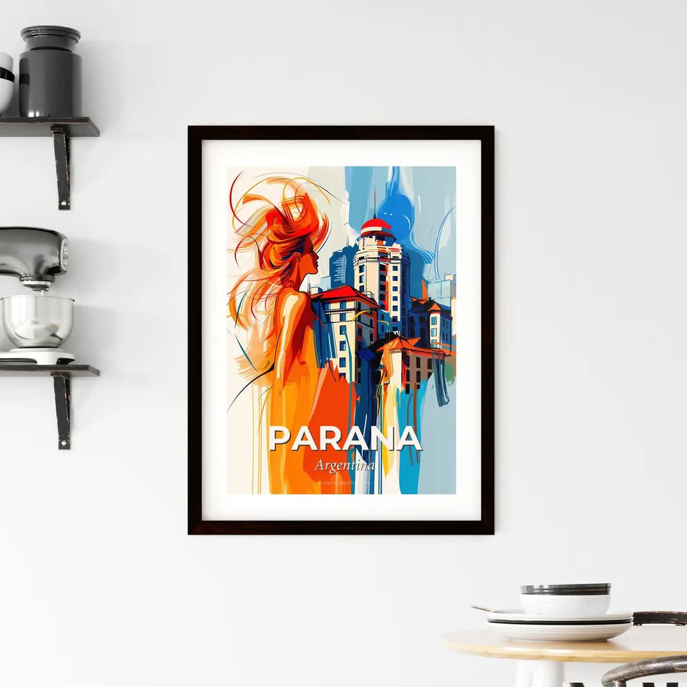 Vibrant Parana, Argentina Framed Print