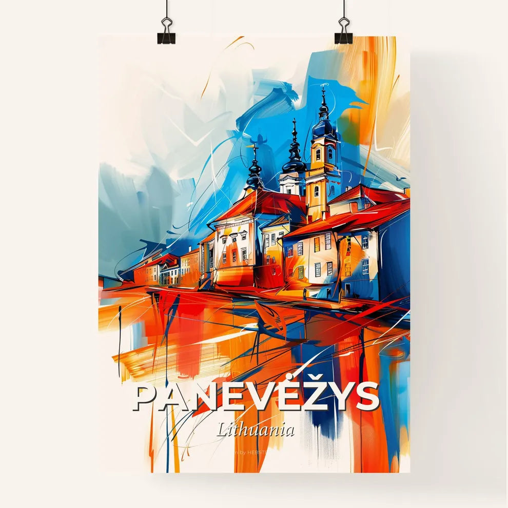 Vibrant Panevėžys, Lithuania Poster