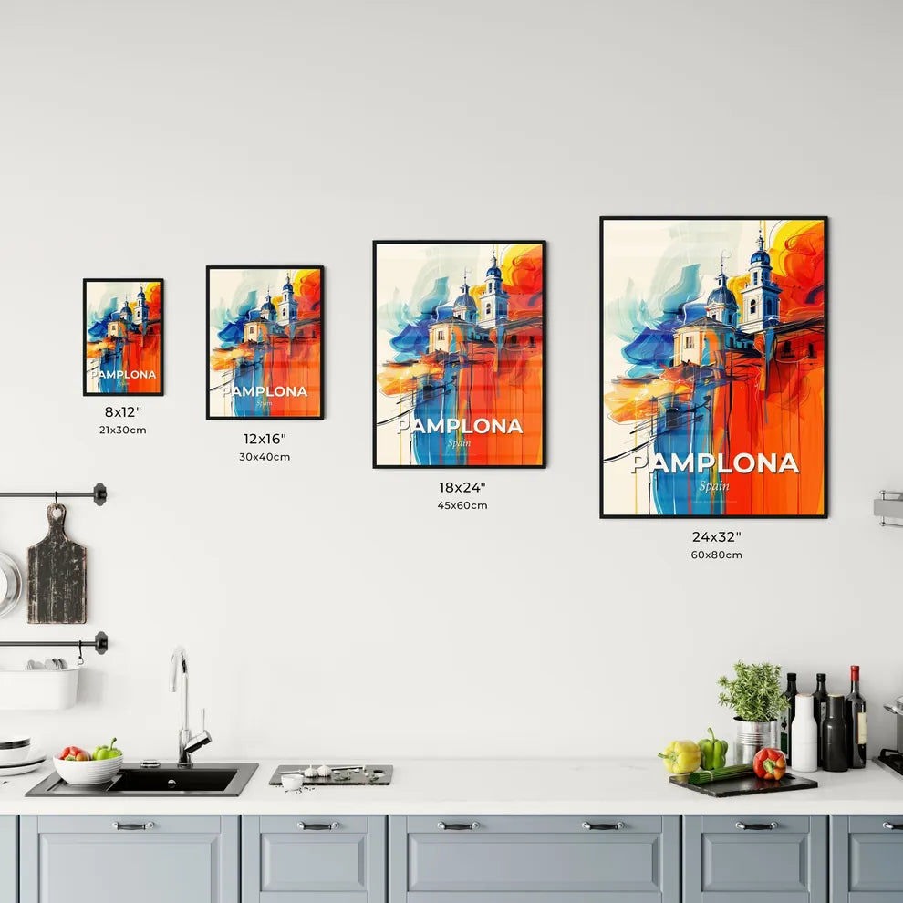 Vibrant Pamplona, Spain Kitchen Art