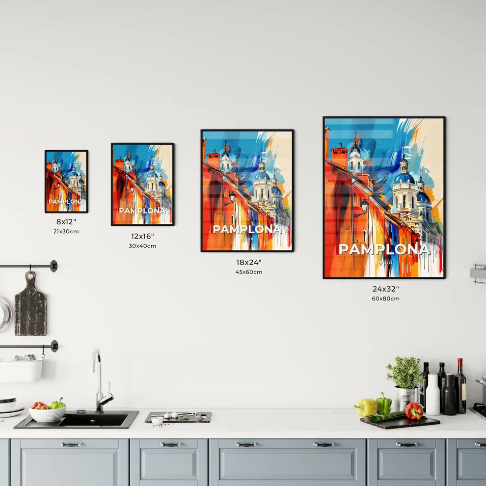 Vibrant Pamplona, Spain Kitchen Art