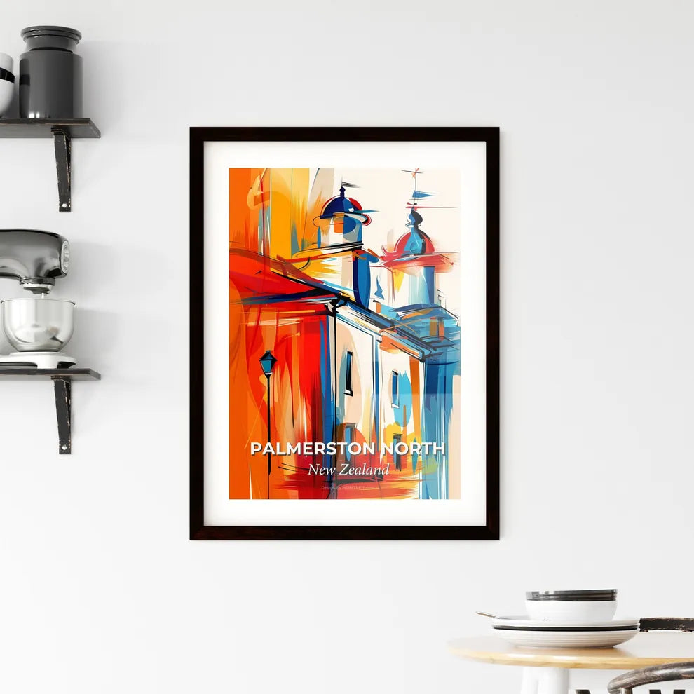 Vibrant Palmerston North, New Zealand Framed Print