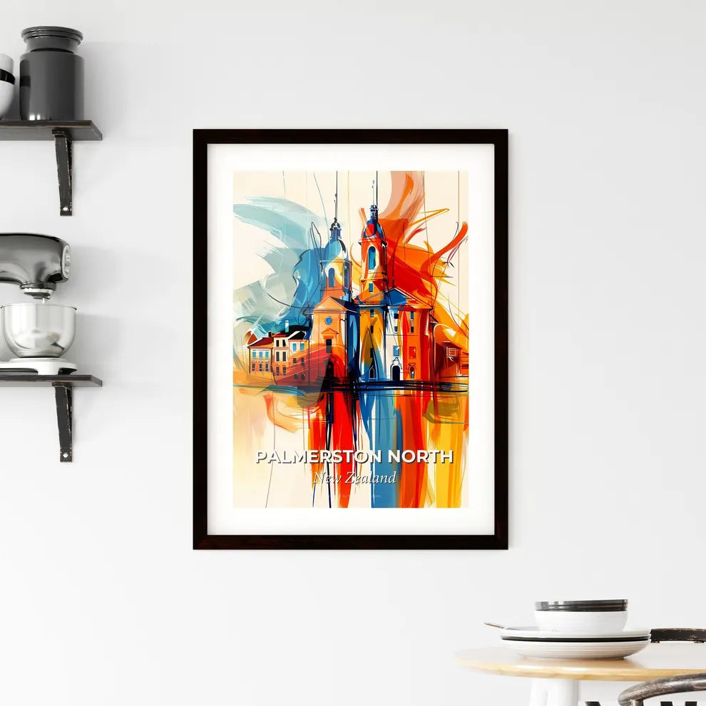 Vibrant Palmerston North, New Zealand Framed Print