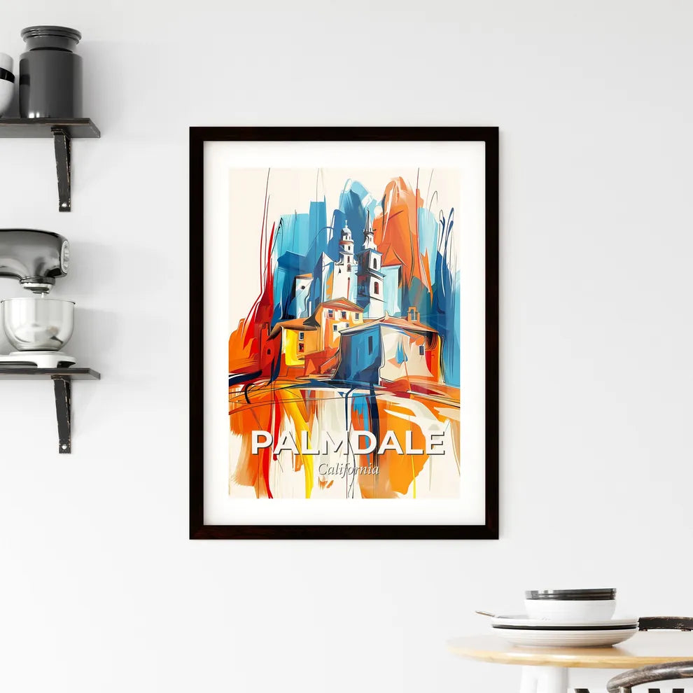 Vibrant Palmdale, California Framed Print
