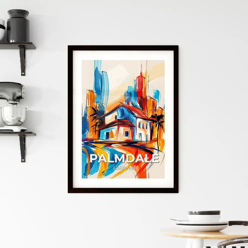 Vibrant Palmdale, California Framed Print