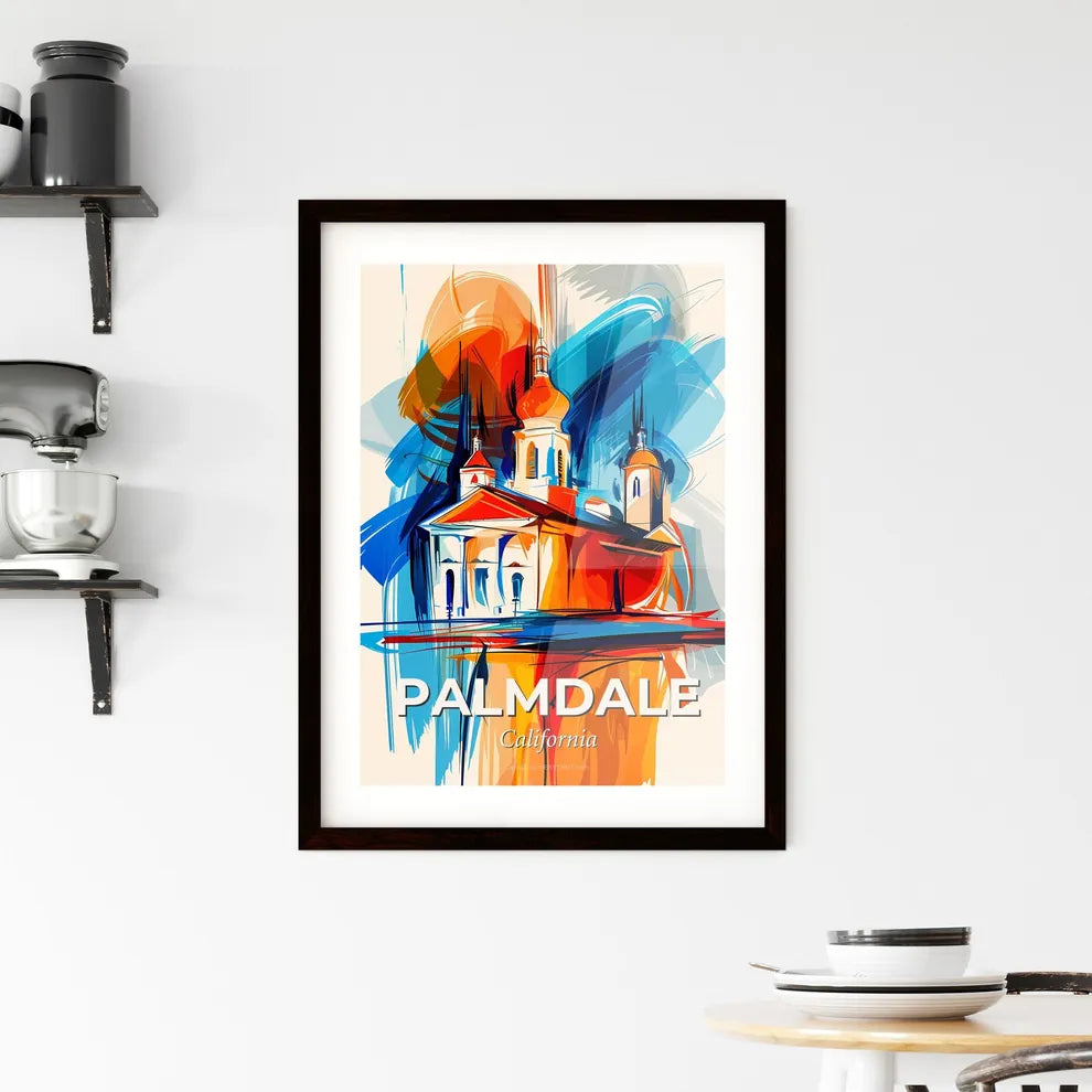 Vibrant Palmdale, California Framed Print