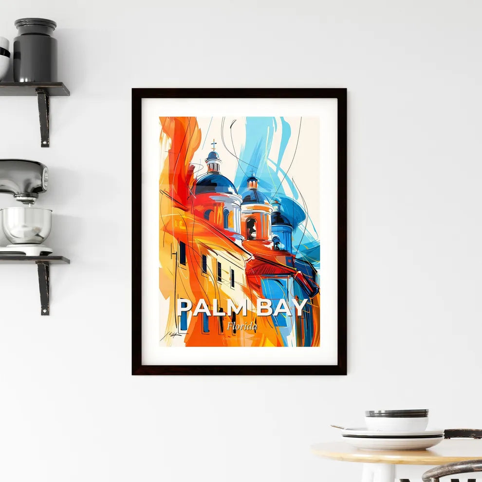 Vibrant Palm Bay, Florida Framed Print