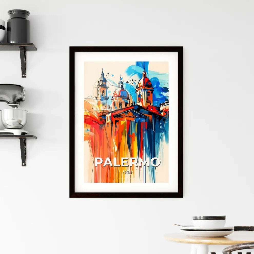 Vibrant Palermo , Italy Framed Print