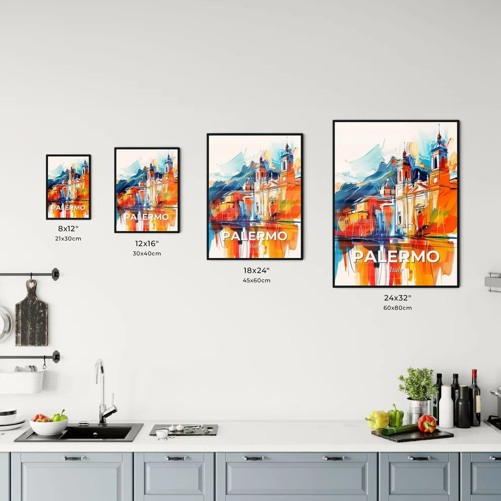 Vibrant Palermo , Italy Kitchen Art