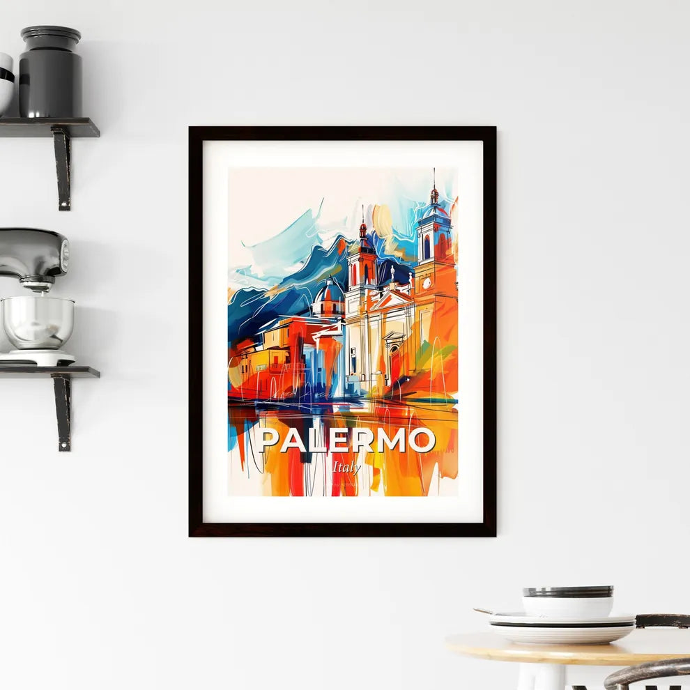Vibrant Palermo , Italy Framed Print