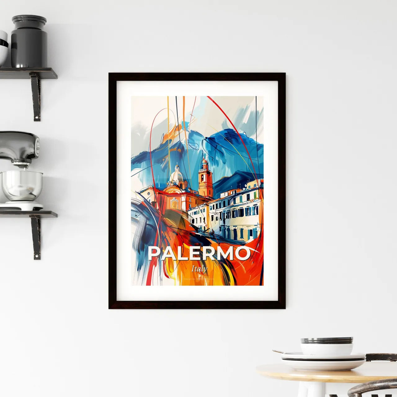 Vibrant Palermo , Italy Framed Print
