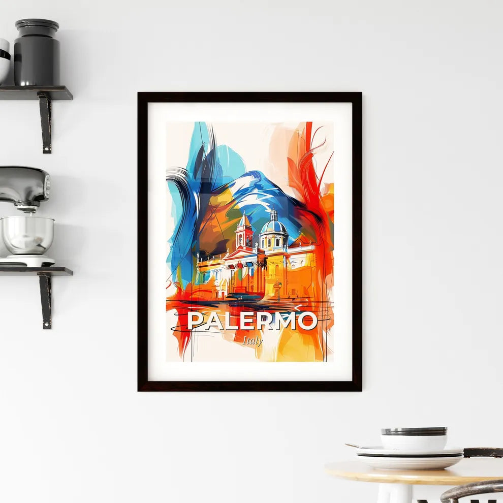 Vibrant Palermo , Italy Framed Print