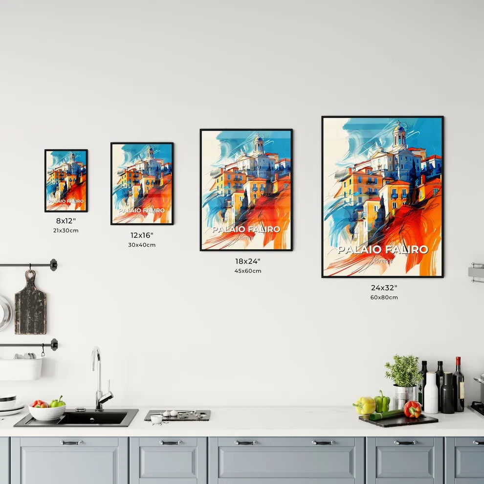 Vibrant Palaio Faliro, Greece Kitchen Art
