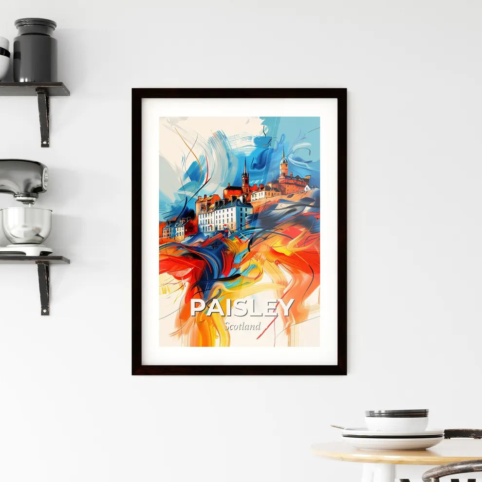 Vibrant Paisley, Scotland Framed Print
