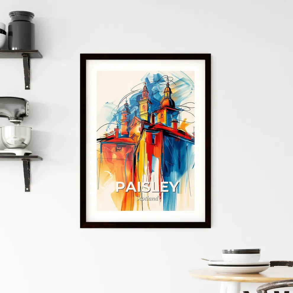 Vibrant Paisley, Scotland Framed Print