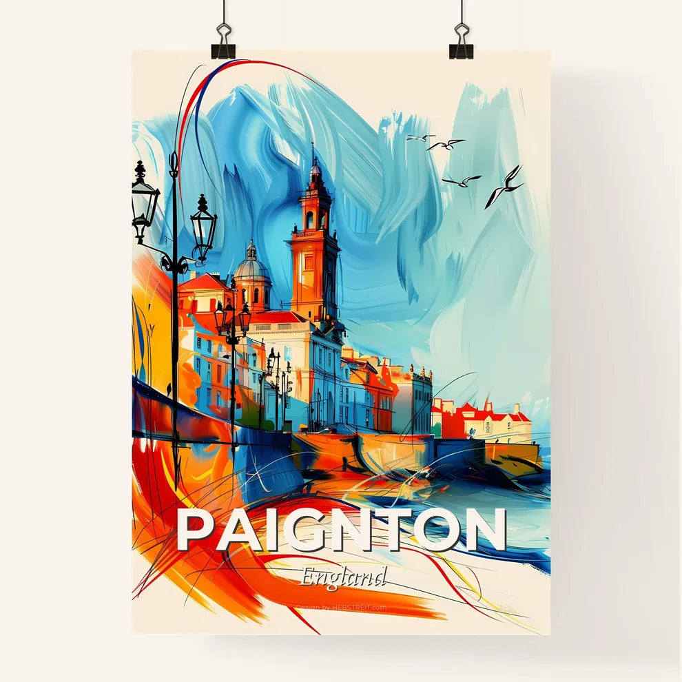 Vibrant Paignton, England Poster