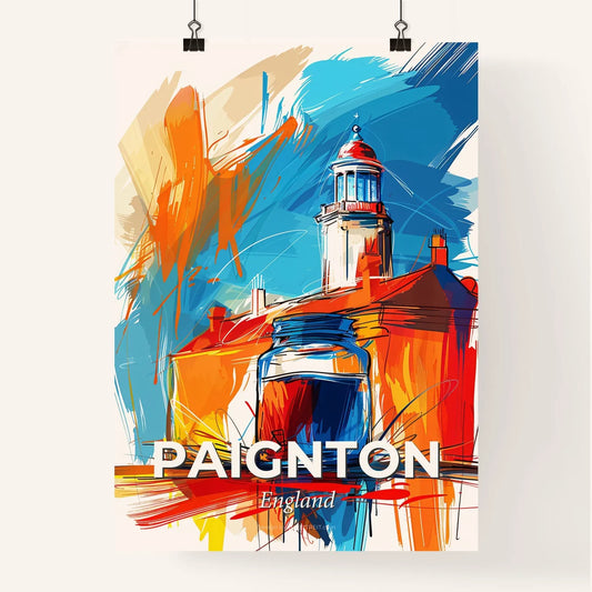 Vibrant Paignton, England Poster