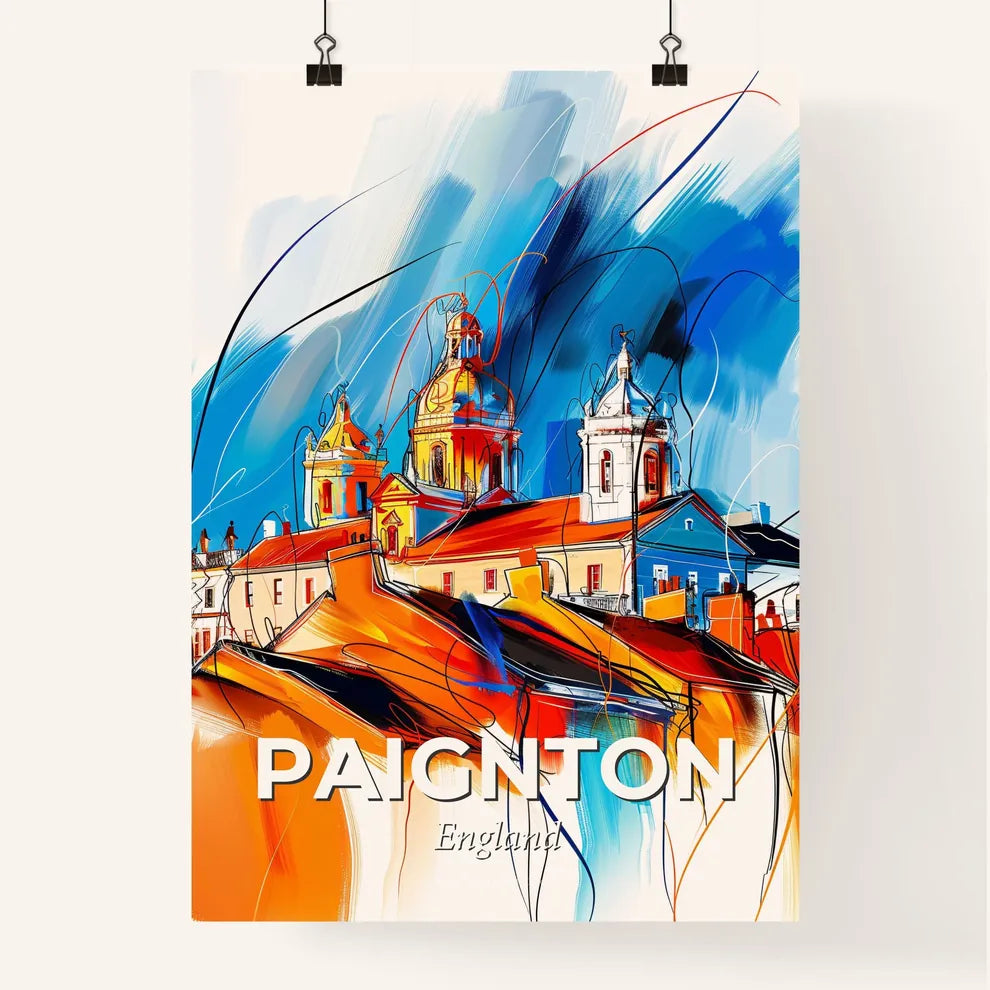 Vibrant Paignton, England Poster