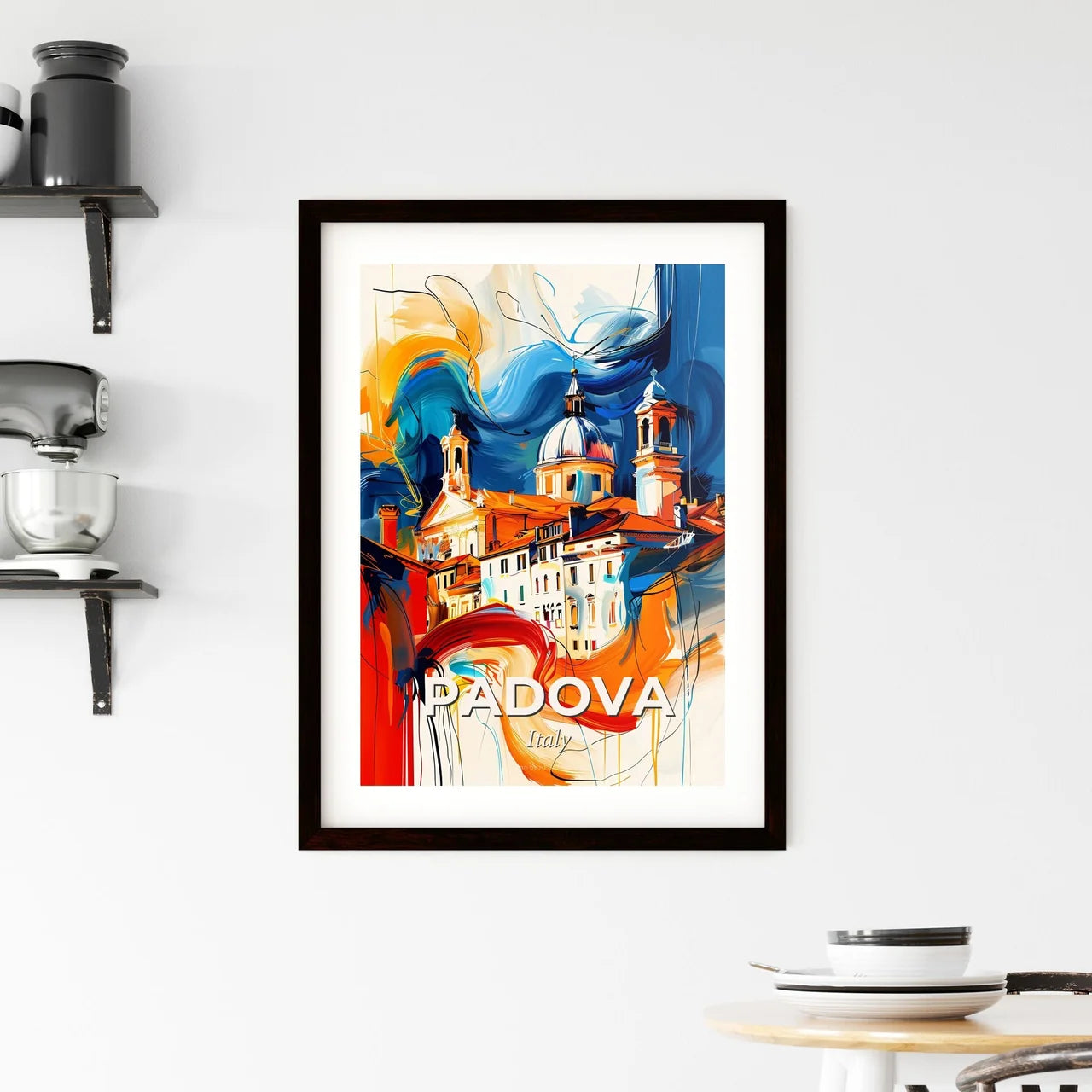 Vibrant Padova , Italy Framed Print