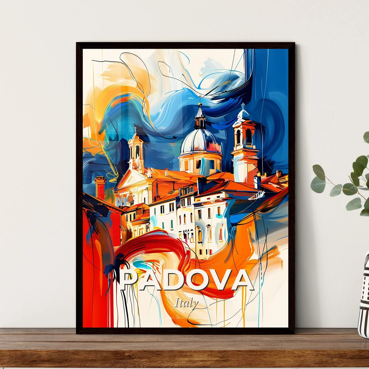 Vibrant Padova , Italy Art Print