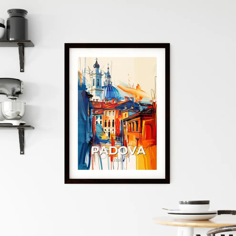 Vibrant Padova , Italy Framed Print