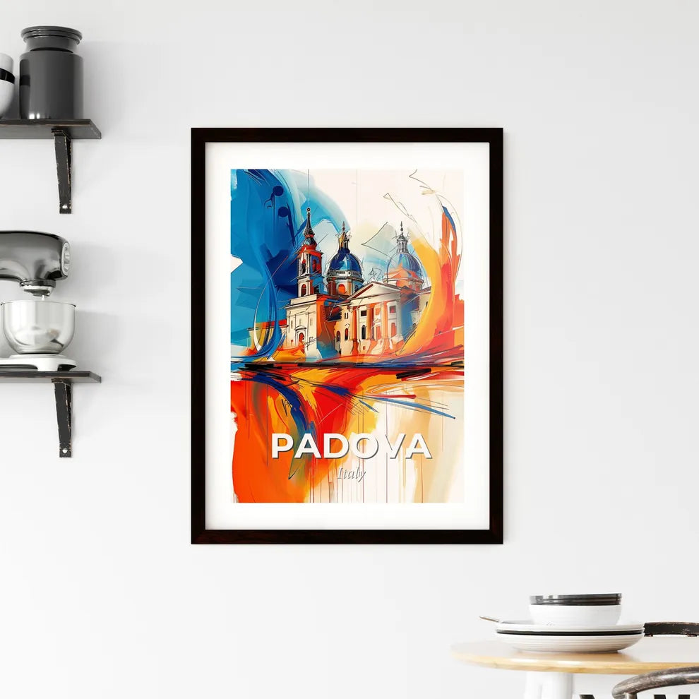 Vibrant Padova , Italy Framed Print