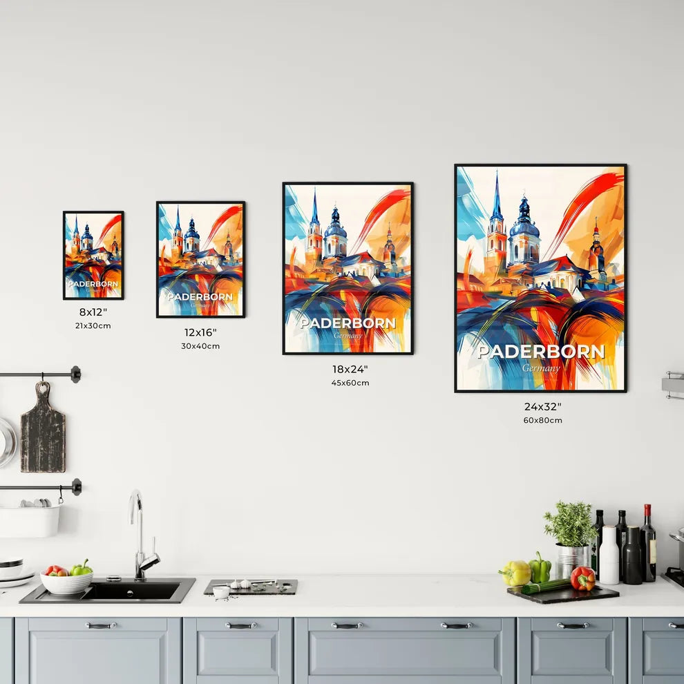 Vibrant Paderborn, Germany Kitchen Art