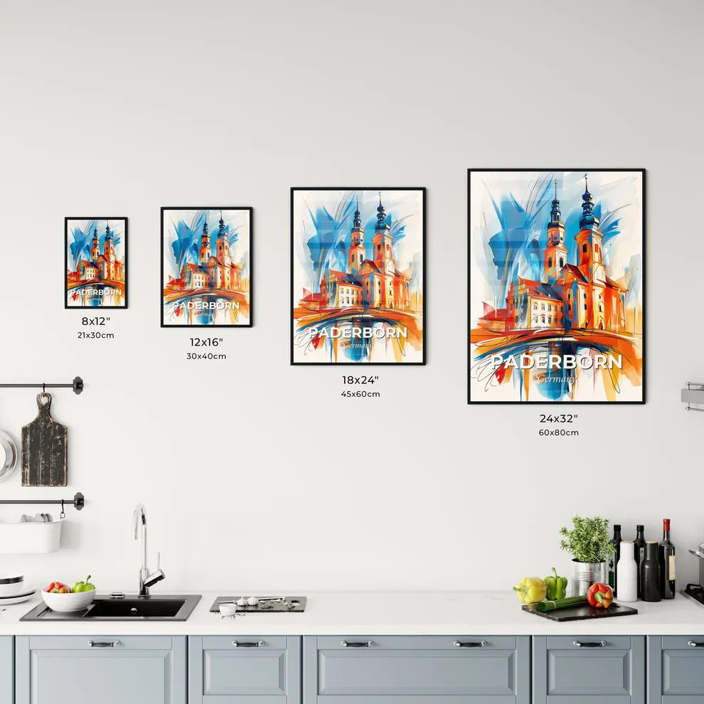 Vibrant Paderborn, Germany Kitchen Art