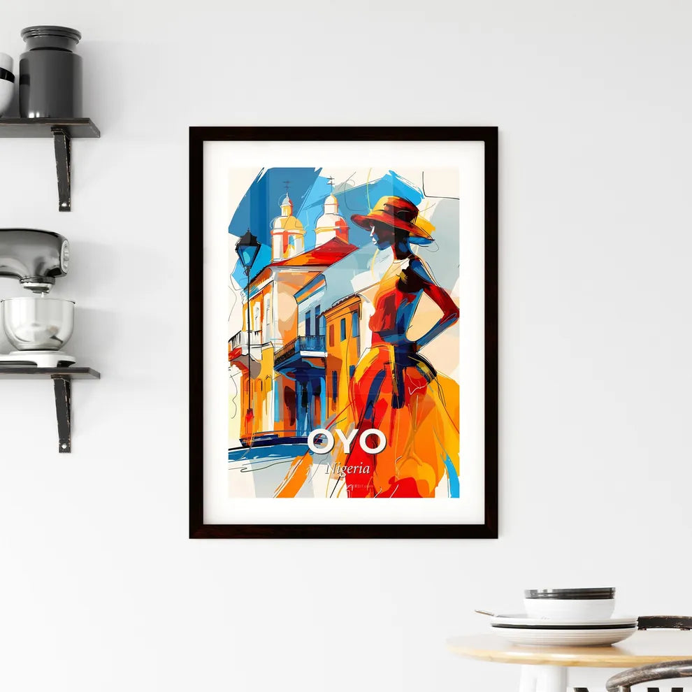 Vibrant Oyo, Nigeria Framed Print