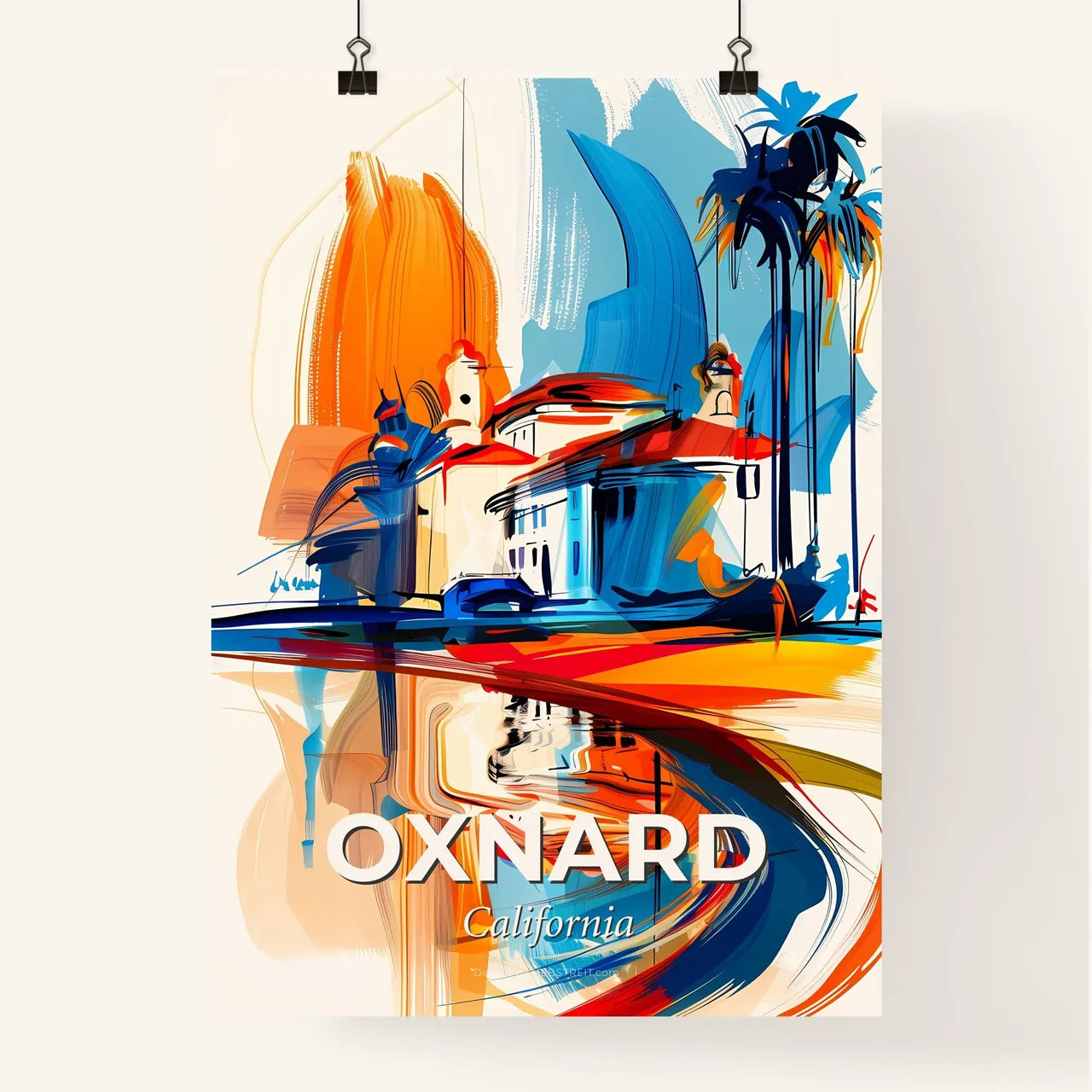 Vibrant Oxnard, California Poster