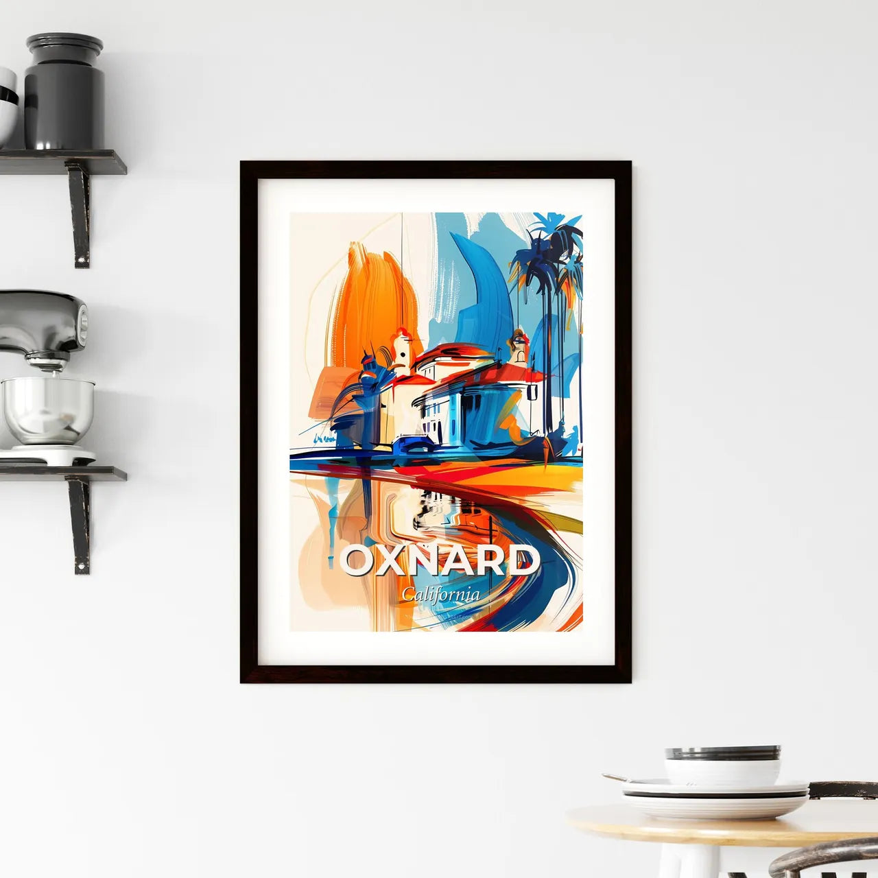 Vibrant Oxnard, California Framed Print