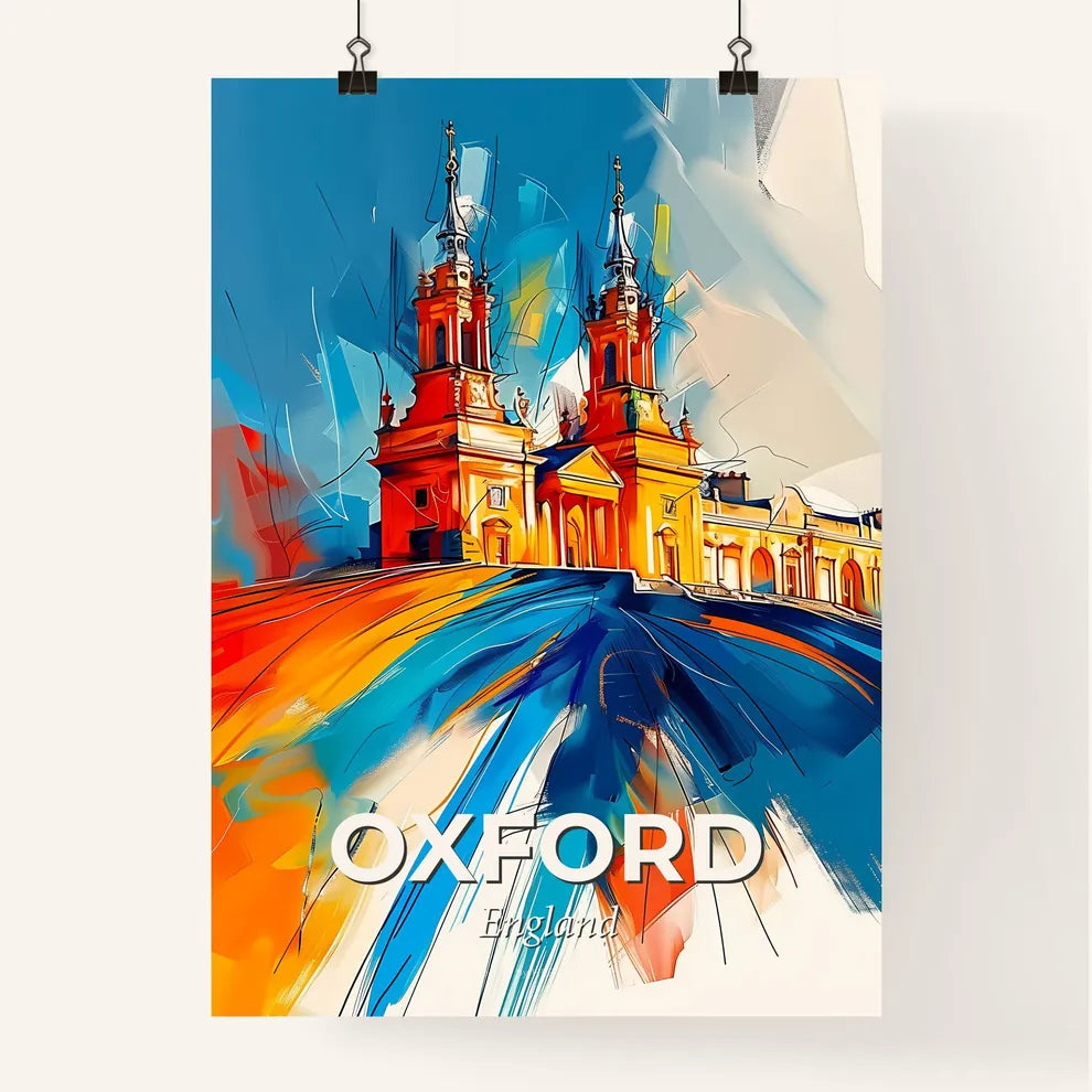 Vibrant Oxford, England Poster