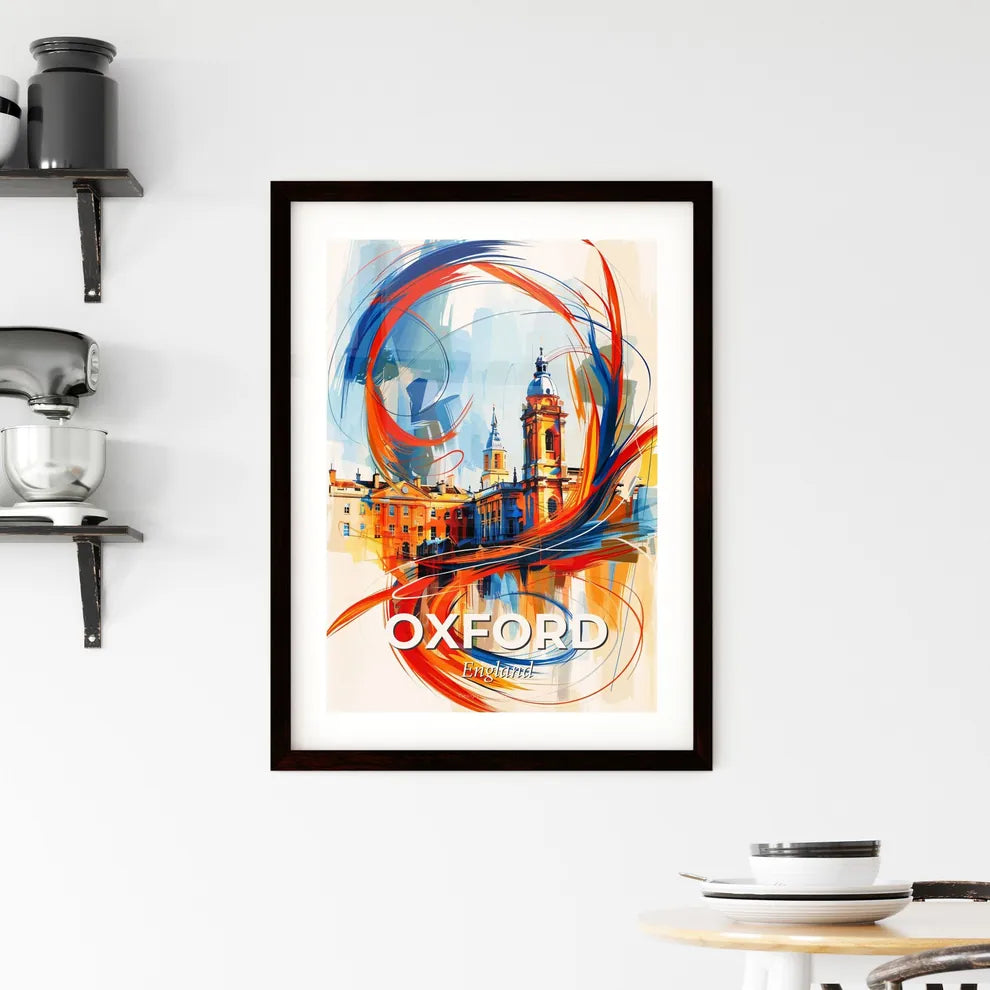 Vibrant Oxford, England Framed Print