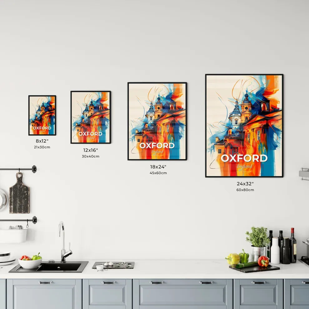 Vibrant Oxford, England Kitchen Art