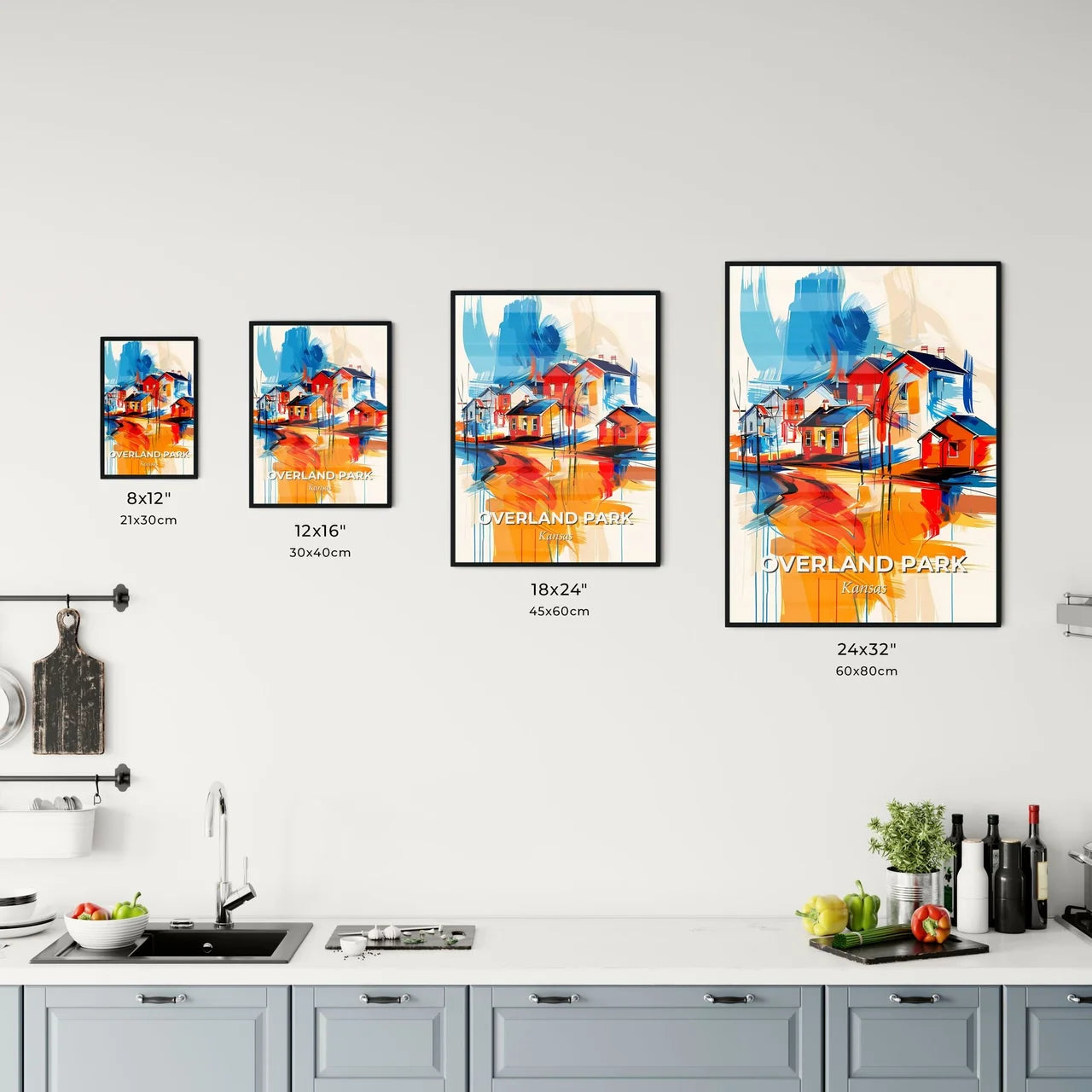 Vibrant Overland Park, Kansas Kitchen Art
