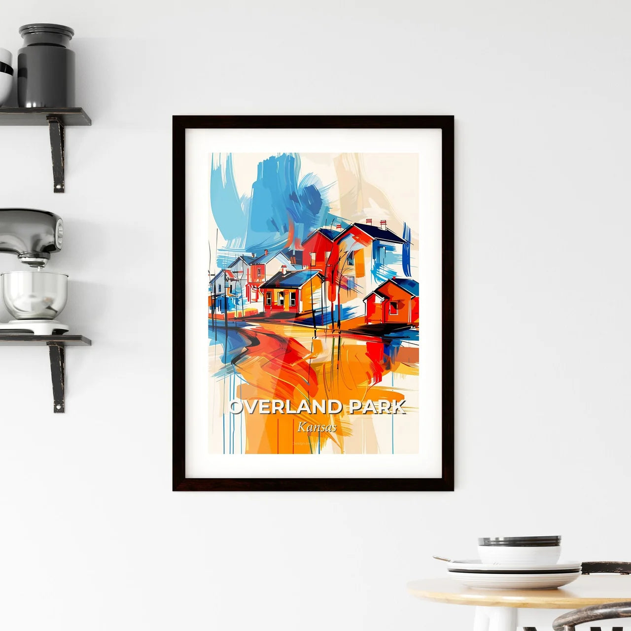 Vibrant Overland Park, Kansas Framed Print