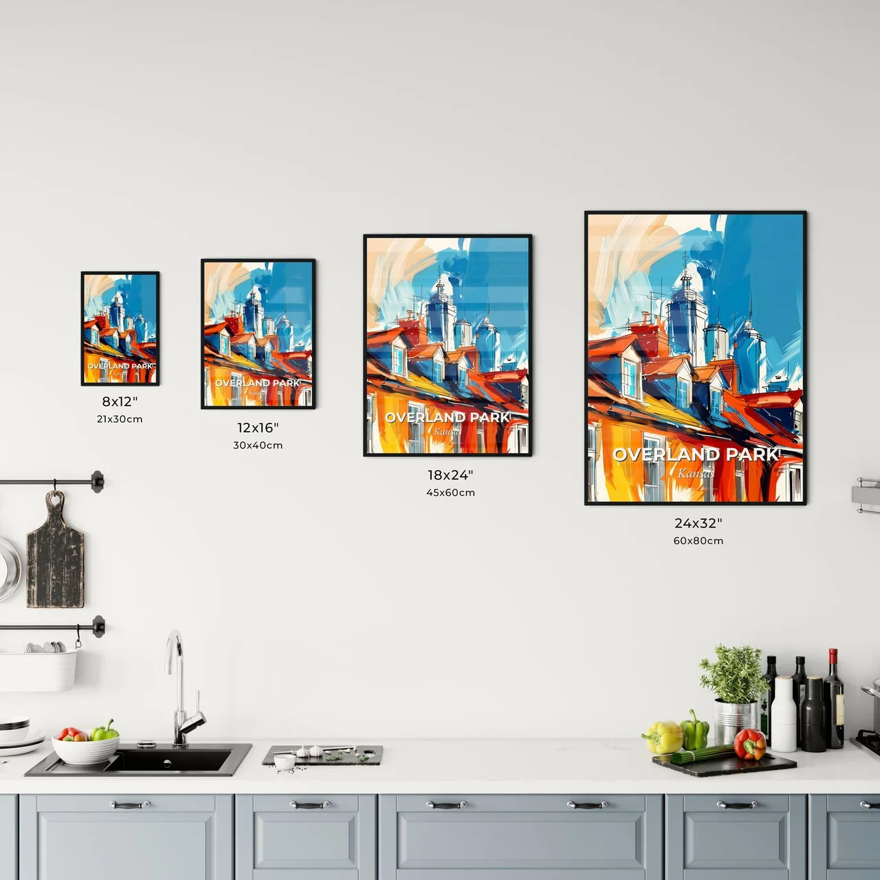 Vibrant Overland Park, Kansas Kitchen Art