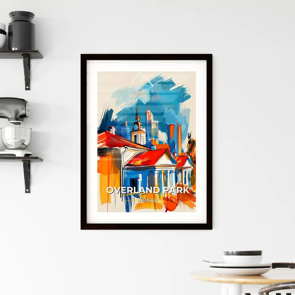 Vibrant Overland Park, Kansas Framed Print