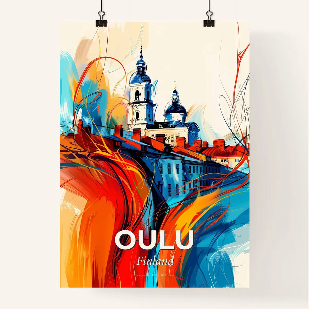 Vibrant Oulu, Finland Poster